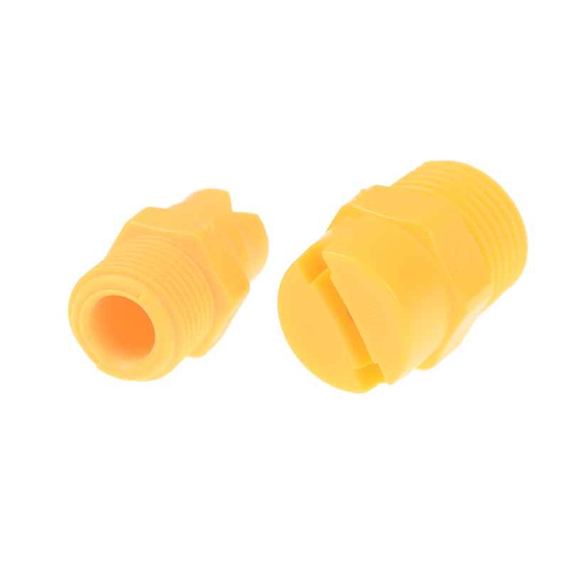 {LUCKID}Plastic Vee Jet Flat Fan Spray Nozzle 1/8&quot; 1/4&quot; 3/8&quot; 1/2&quot; Industrial Cleaning