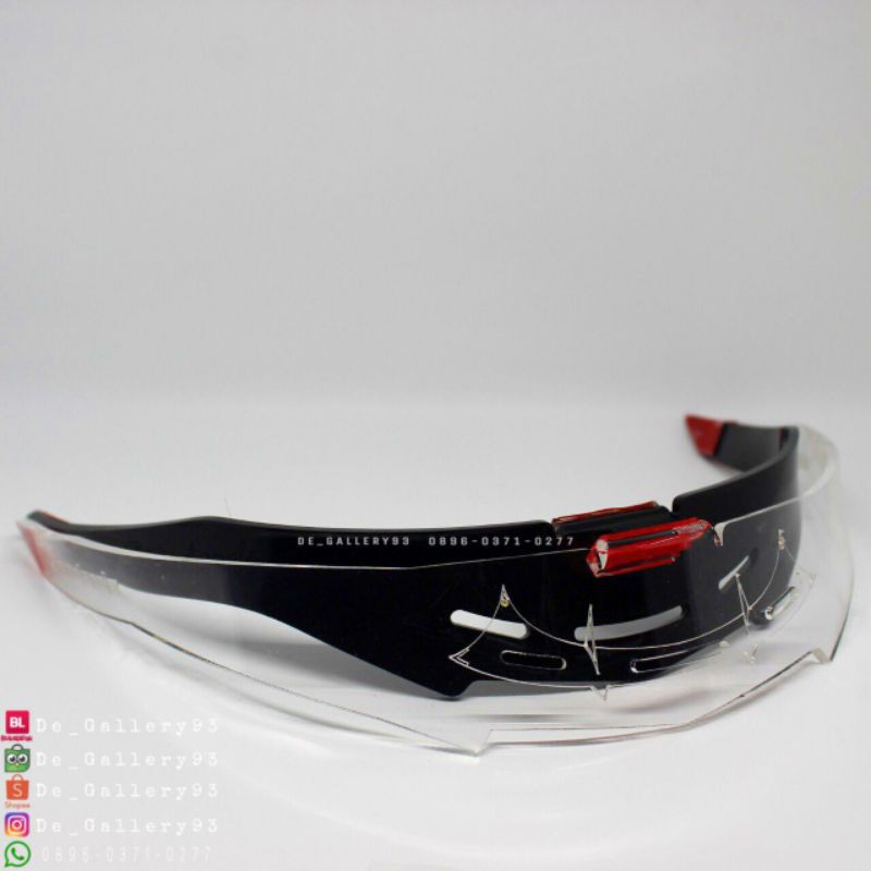 Spoiler Helm KBC RSV THX Yamaha Cargloss Bahan Akrilik