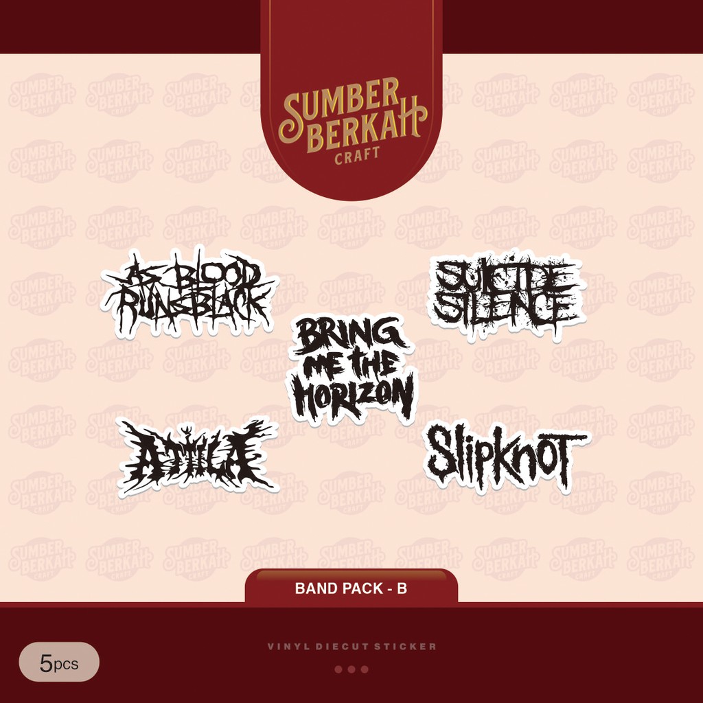 

STICKER STIKER BAND MIX PACK - B