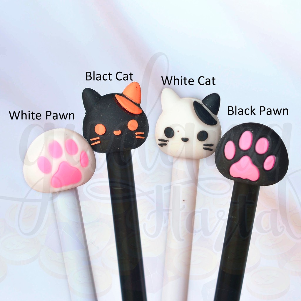 

Pulpen Cat and Pawn Kucing Lucu Unik Bolpen Pena Gel GH 307042