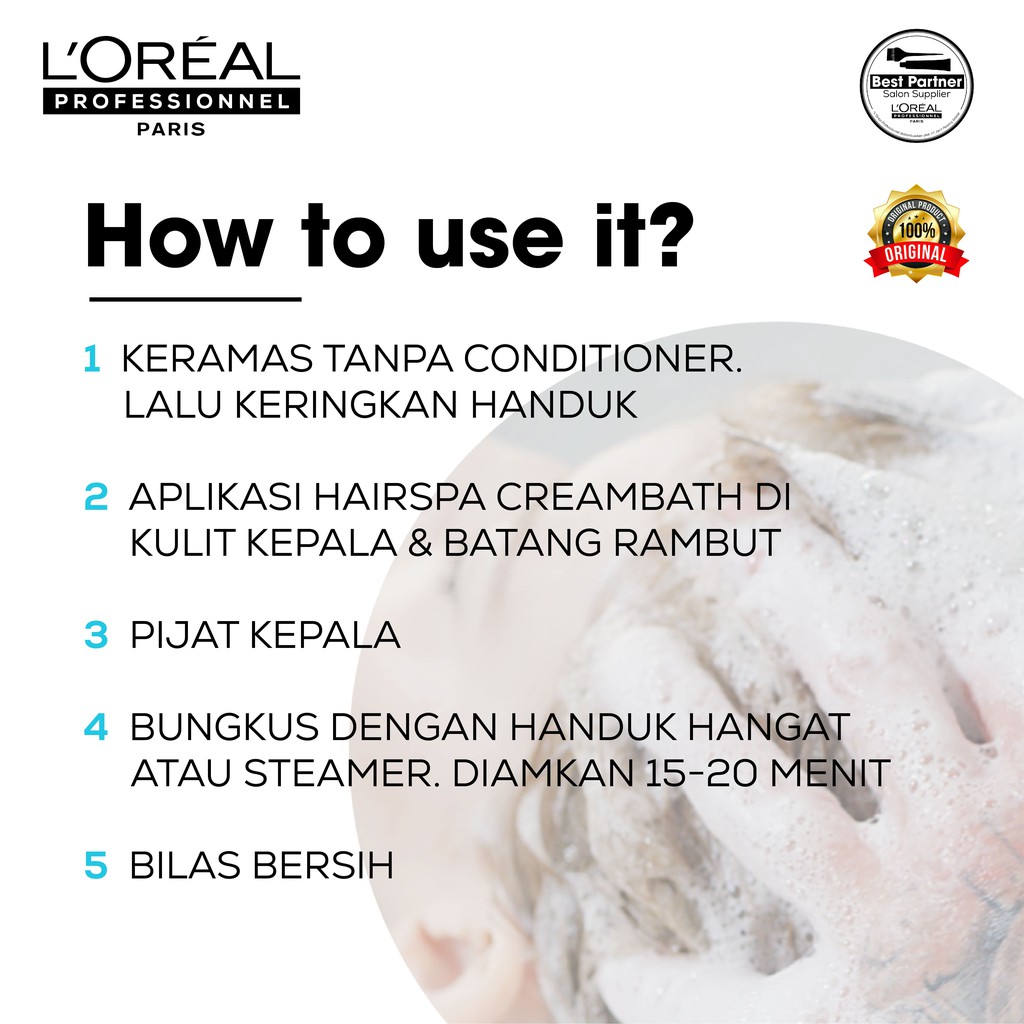 Loreal Prof Hair Spa Creambath 1000ml