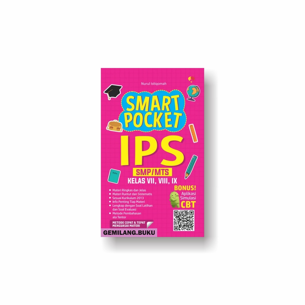 Smart Pocket SMP/MTS (Bahasa Inggris/indonesia, Matematika, IPA, IPS)-IPS