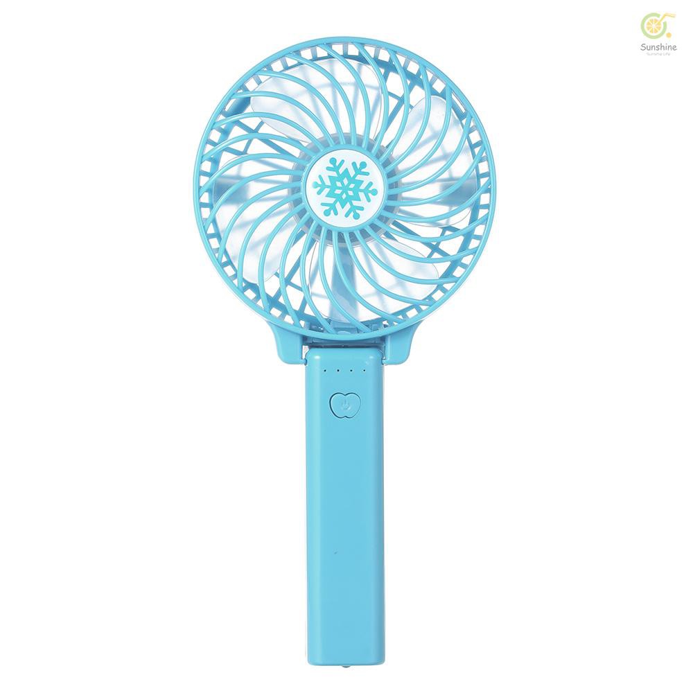 Sunshineportable Usb 18650 Battery Rechargeable Fan Ventilation Foldable Air Conditioning Fans Foldable Cooler Mini Operated Hand Held Cooling Fan For Outdoor Home Green Shopee Indonesia