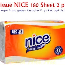 Tissue Nice 180Sheet/Tisu Facial/Tisu wajah