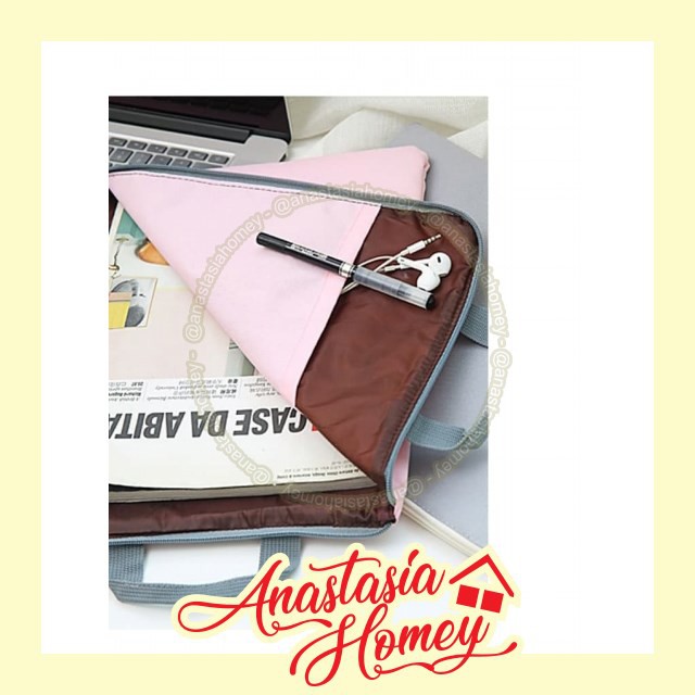 

#ME148 MAP KANTONG A4 TAS LAPTOP KAIN IT'S MY FAVOURITE ONE DENGAN TALI A644 BY ANASTASIA HOMEY