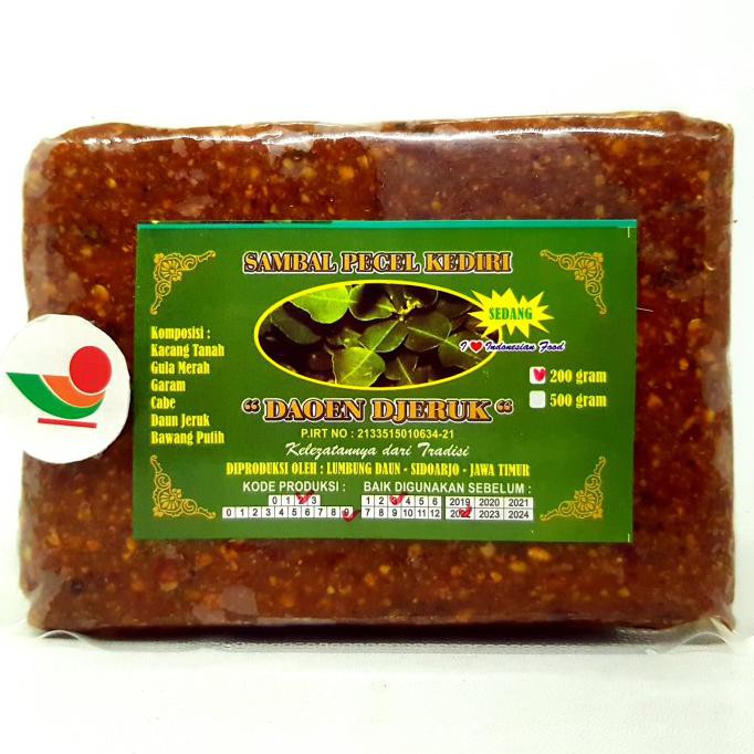 

Open Ds] Daoen Djeruk Sambel Pecel Sedang 200Gr