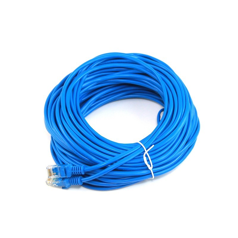 PROMO GOKIL KABEL LAN PANJANG 25 METER - LAN CABLE KONEKTOR + PLUG BOOT - KABEL LAN HIGH QUALITY