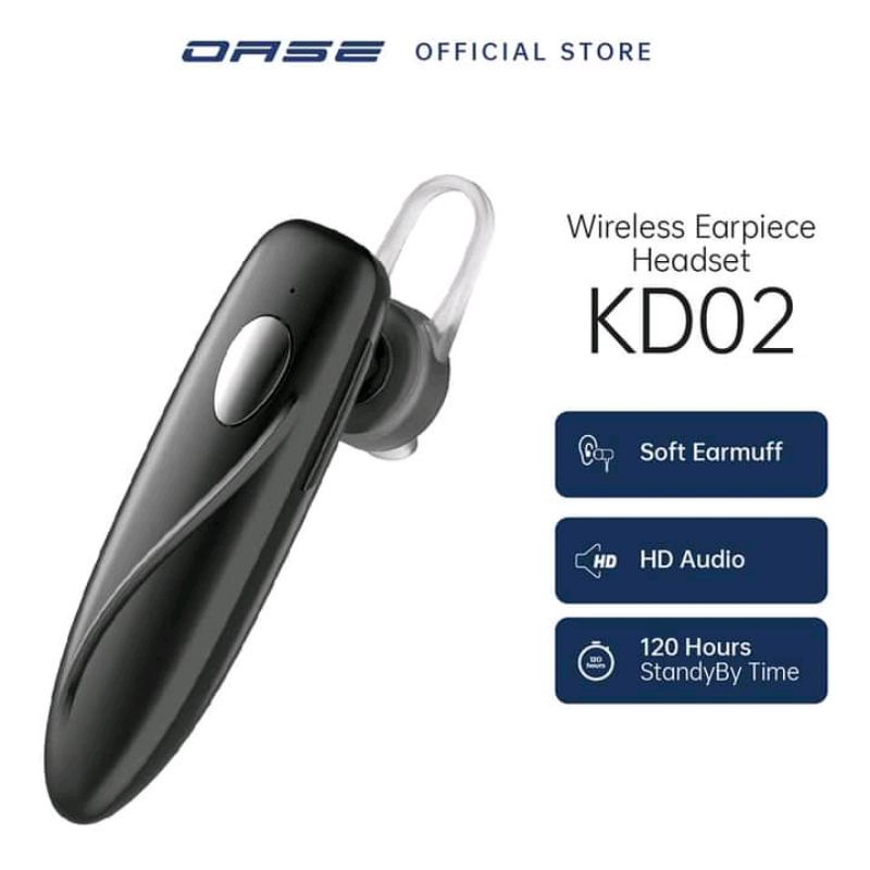 OASE KD02 Headset Bluetooth-Garansi resmi Oppo