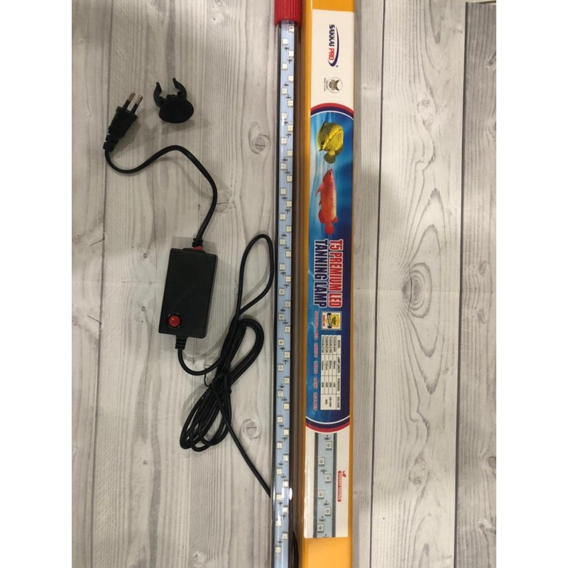 Lampu Aquarium Aquascape LED TANNING Double Arwana T5 600 SAKKAI PRO