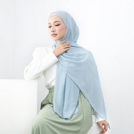 Helen Shop86 Jilbab Pasmina Instan Panjang 175x75 Murah Kerudung Pashmina Ceruty Baby Doll Terbaru Hijab Phasmina Cruty Polos Kekinian Krudung Seruty Babydoll Wanita Muslim Kekinian