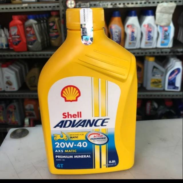 Oli shell ax5 scooter matic  20w40 800 ml