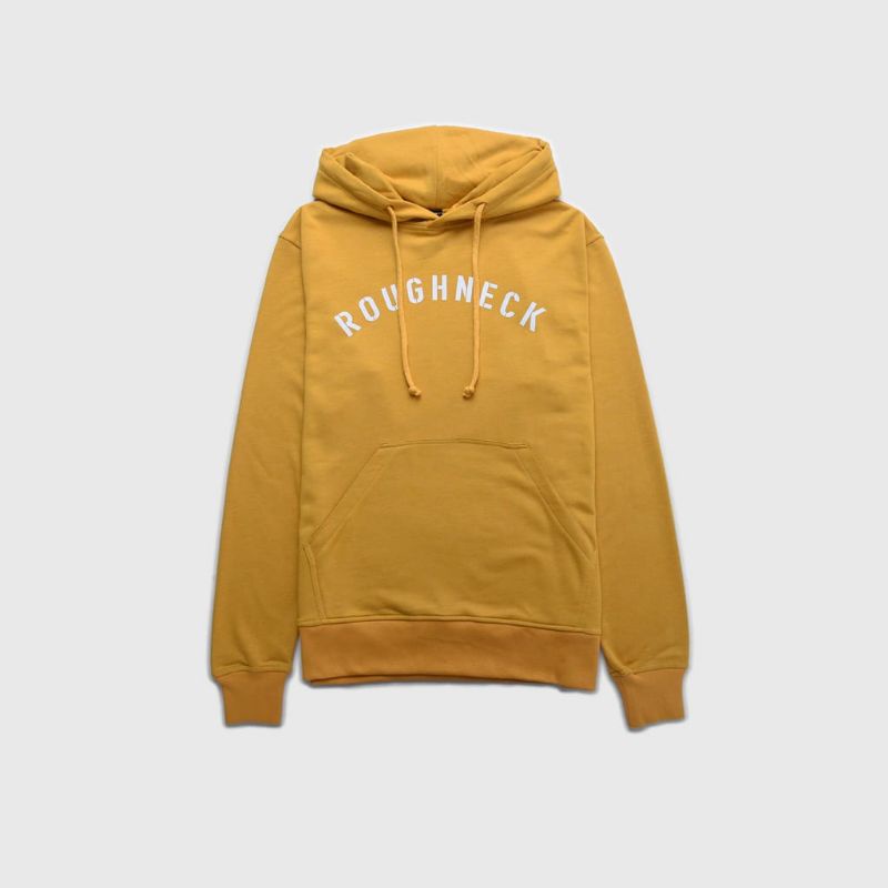 HOODIE ROUGHNECK MUSTARD SiG WHITE