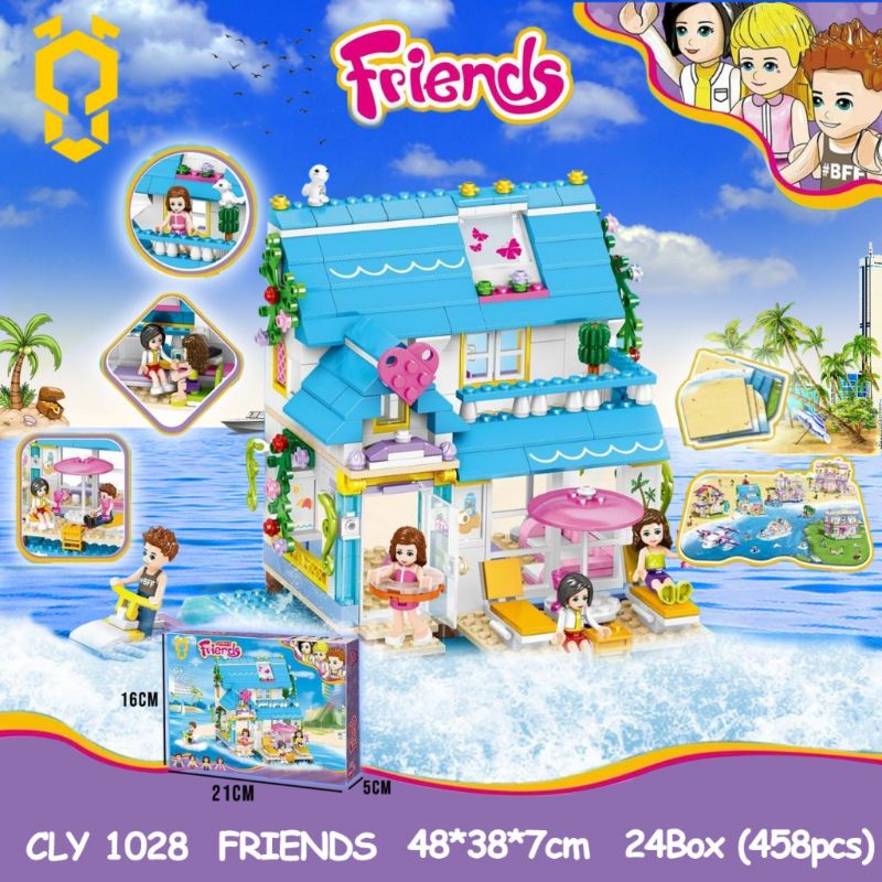 [COD]/ House BLock/ Mainan anak/ Mainan Rumahan-rumahan/ Rumah Barbie