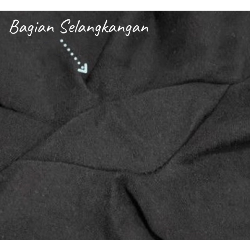 501 • Legging pendek Selutut Import Polos 2per4 Basic Legging Wanita