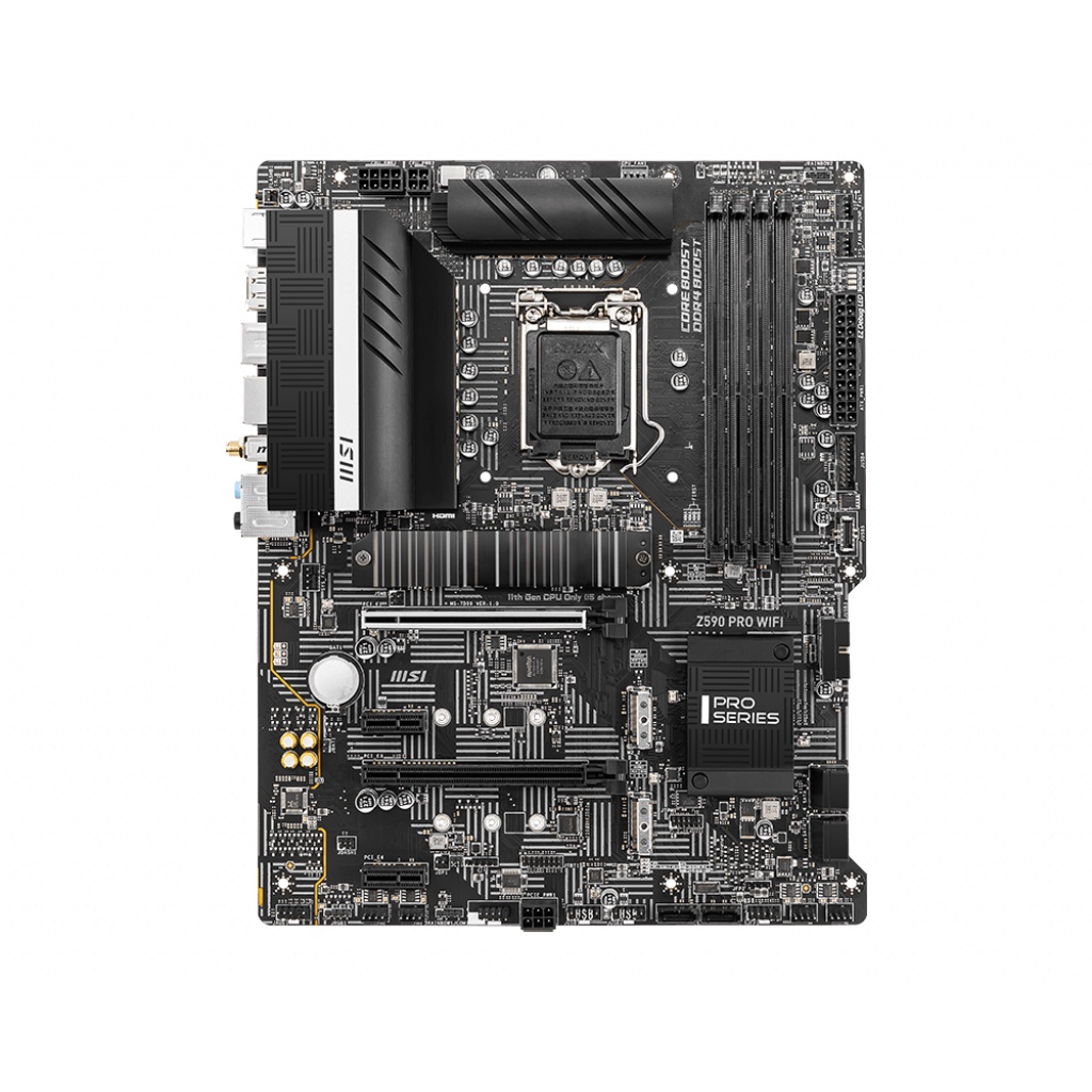 MSI MOTHERBOARD Z590 PRO WIFI Intel Z590 LGA 1200 ATX