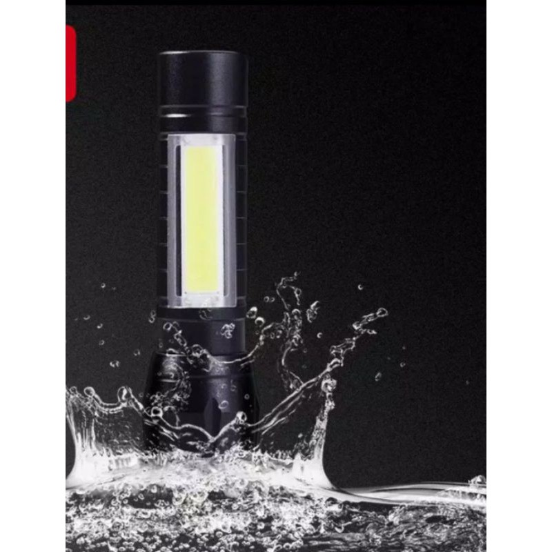 Senter swat led samping depan waterproof