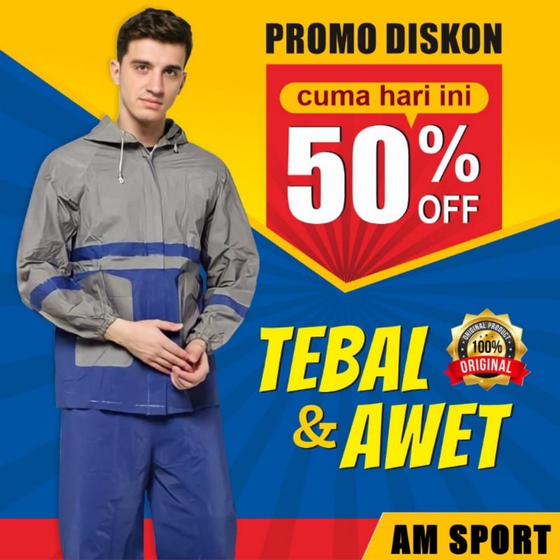 JAS HUJAN Setelan New Kombinasi Elmondo Jaket Celana ELMONDO 905 TERMURAH / Jas Hujan Jaket Celana