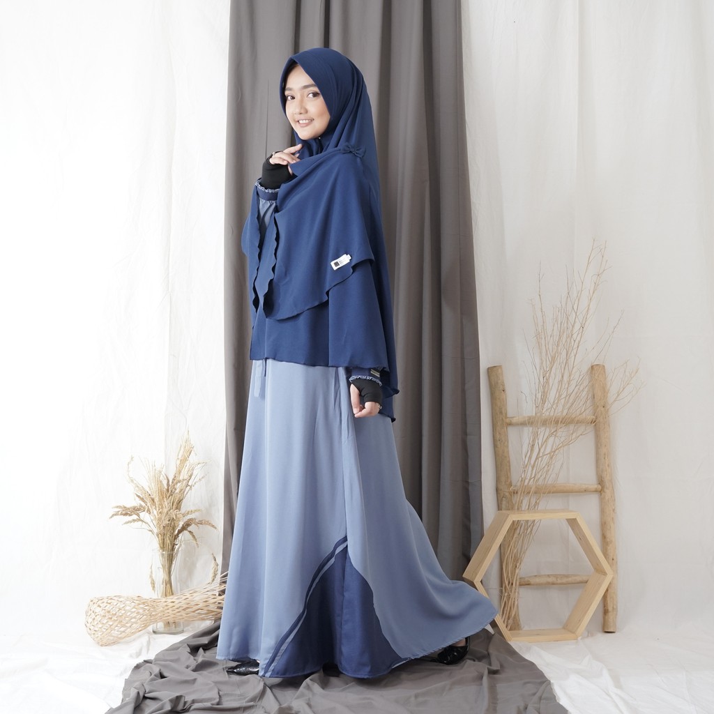 Baju Muslim Wanita Gamis Daily Gamis Nusaibah Anizah Khimar