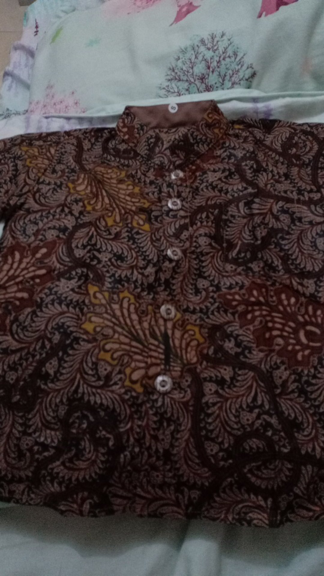 Imut Batik Anak & Ayah Daun Serit Baju Batik Anak Cowok Kemeja Batik Anak Batik Anak Laki-laki
