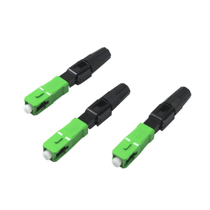 10pcs SC/UPC quick connector, embedded optical fiber quick connector