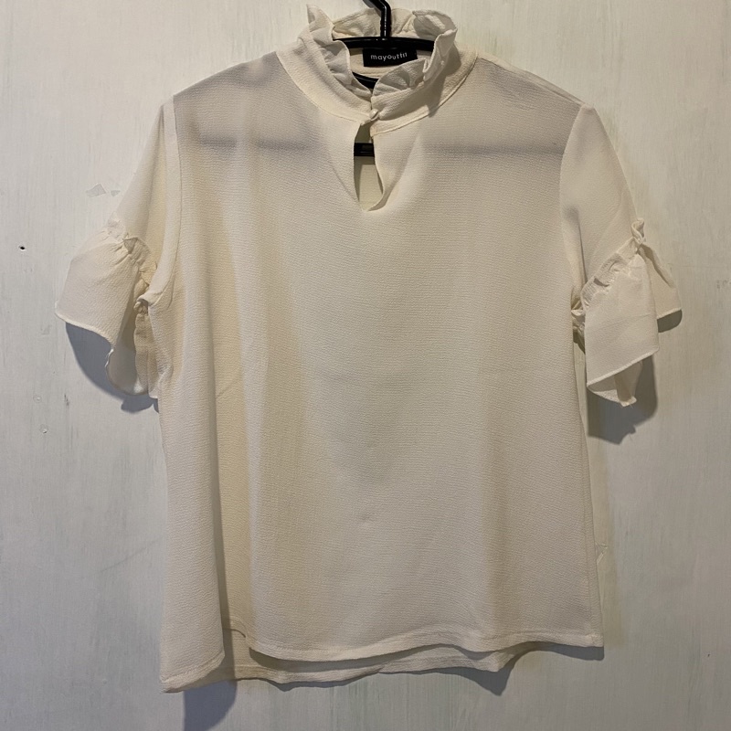[PREOVED] BLOUSE KERJA MAYOUTFIT PUTIH