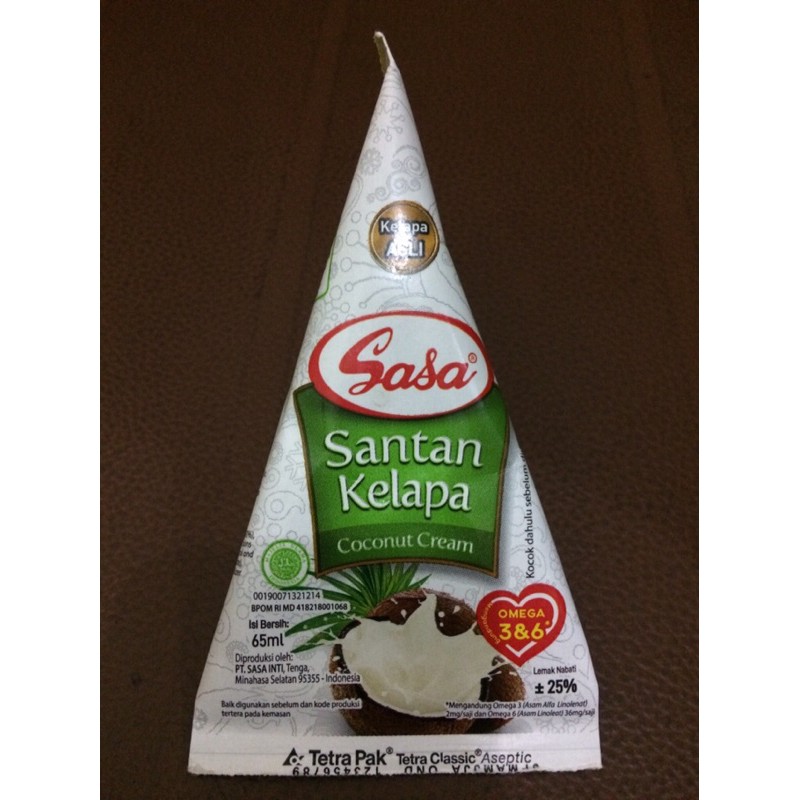 

Sasa Santan Kelapa 65ml