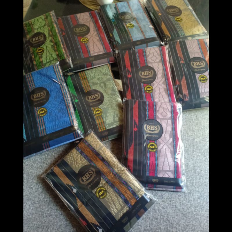 SARUNG BHS SGE MASTERPIECE GOLD BLACK SERIES 100% ORI