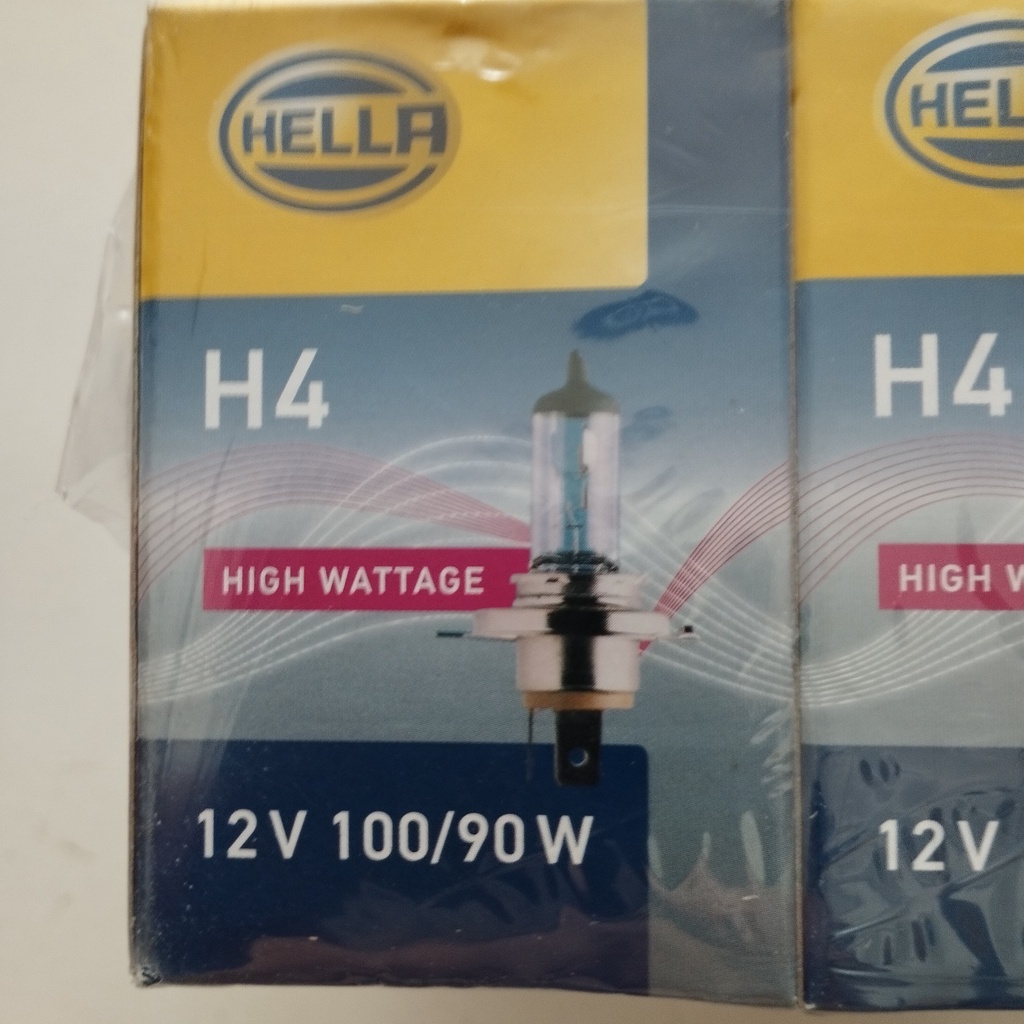 Bohlam Headlamp Bulb Hella H4 Original 100/90 12V