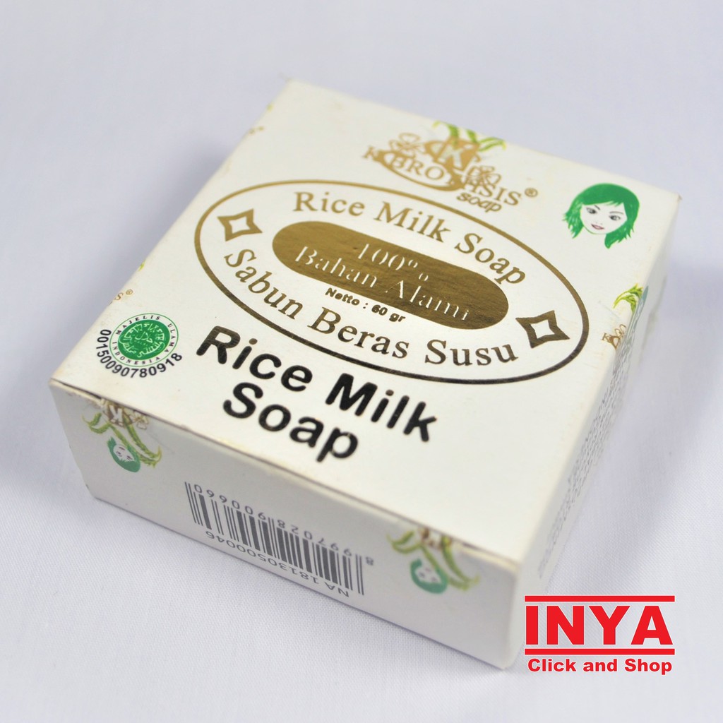 SABUN BERAS K. BROTHSIS PURE RICE SOAP WITH MILK 60gr