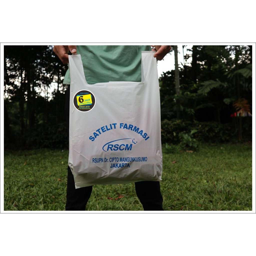 

Plastik 35 X 50 / Singlet (SUDAH PAKET SABLON 500PCS)