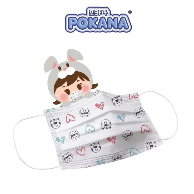 Masker Pokana Headloop dan Earloop Sachet