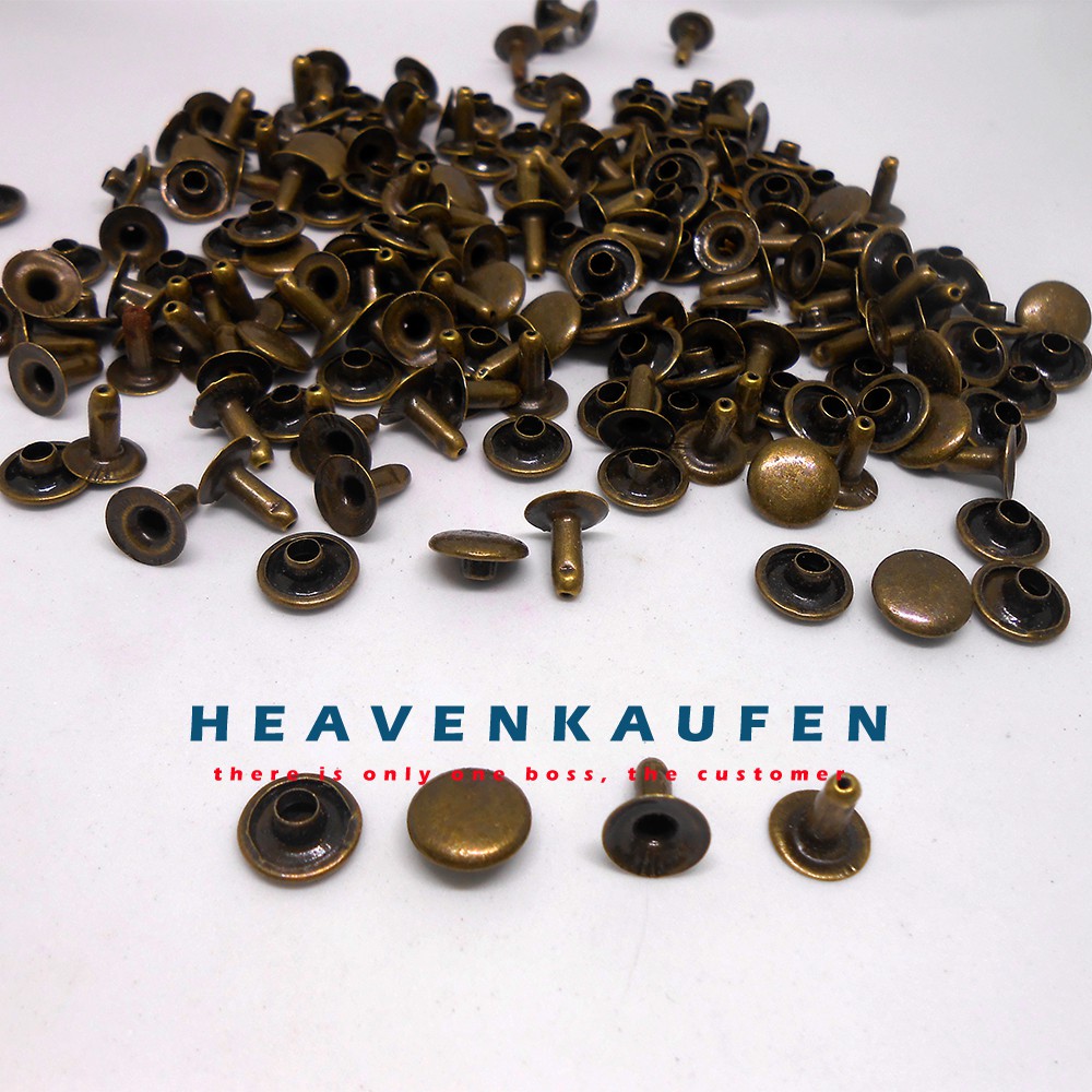 Paku Keling Rivet Centang ATG Bakar 9 mm Harga Per Pack isi 50 pasang