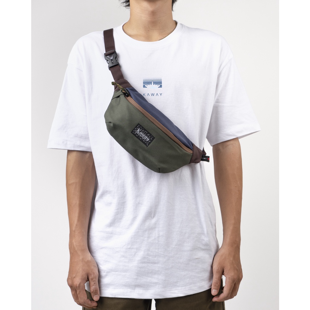 Waist Bag Beat - Kaway - navy - Tas Pinggang - Murah Keren