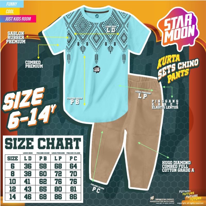 Kurta Set Chino Pant Starmoon