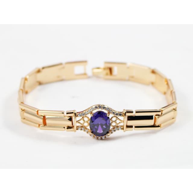 Gelang Xuping / Lapis Emas Diamond Ungu