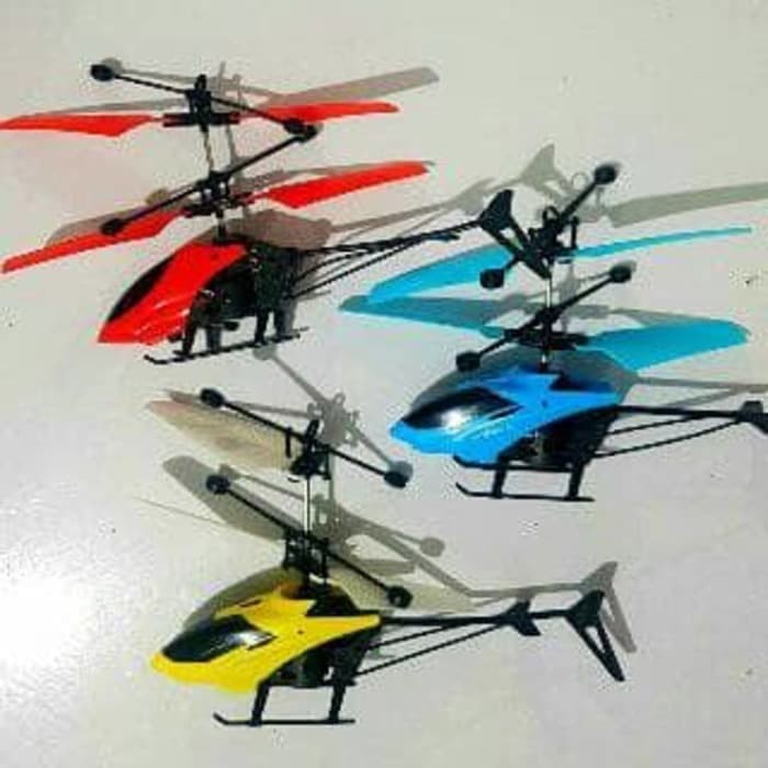 Flying heli helicopter Toy Mainan  Anak  Terbang Sensor 