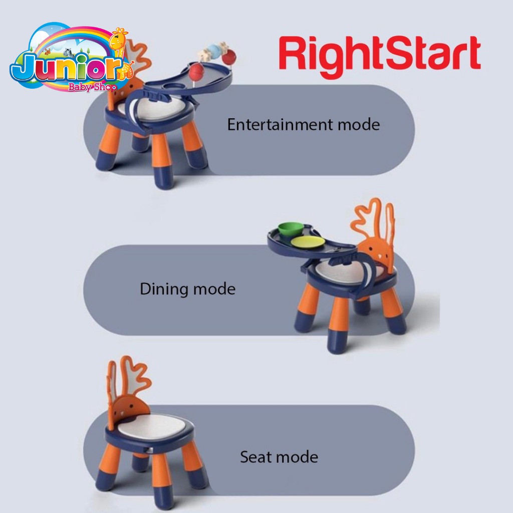 Right Start 3in1 Deer Chair With Toys