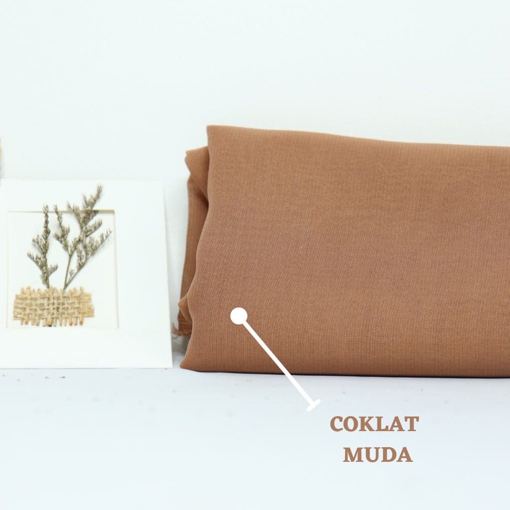 Kaladza Hijab - Segi Empat Instan Dahlia | Hijab Instan | Jilbab Cantik | Segi Empat Praktis-Coklat muda