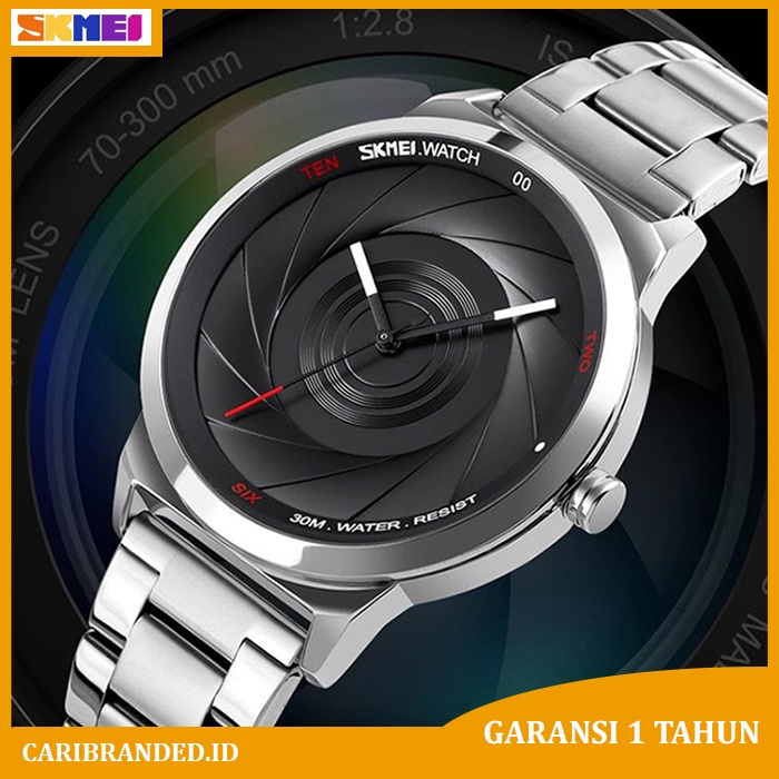 COD - SKMEI Jam Tangan Rantai Pria / Jam Tangan Pria Keren Anti Air 9210