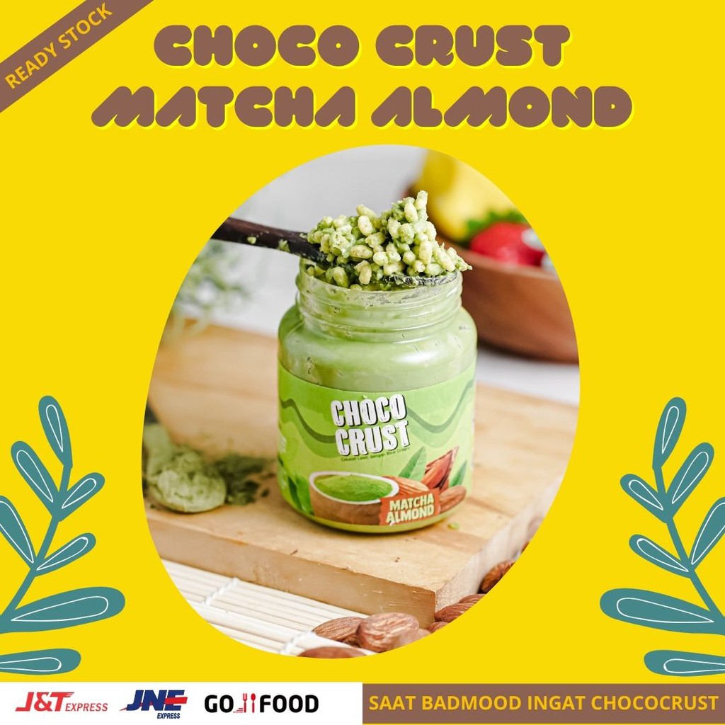 

CHOCO CRUST MATCHA ALMOND - JAR KACA