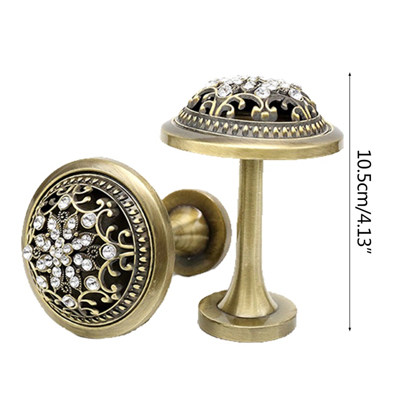 Gro 2pcs Kait Tiraigorden Bahan Metal Gaya Retro Heavy Duty Untuk Dekorasi Dinding