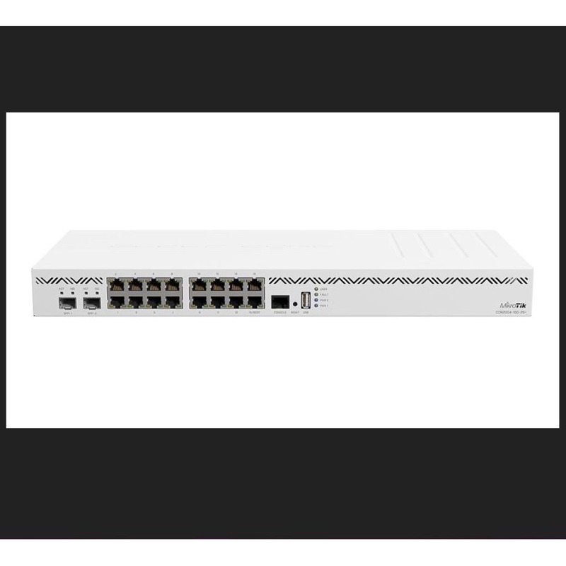 MikroTik CCR2004-16G-2S+ Cloud Core Router CCR 2004 16G 2S+