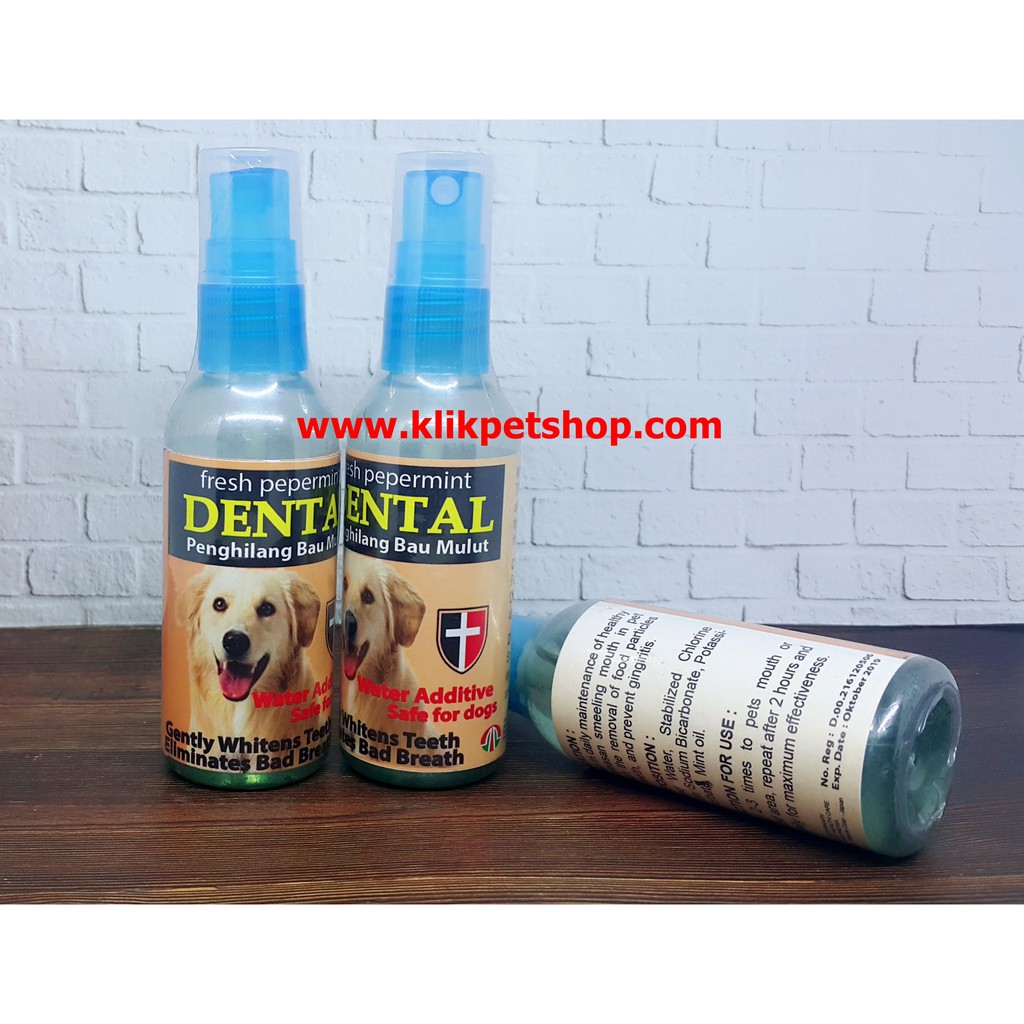 Dental Premium Dog semprot mulut Anjing Penghilang Bau Mulut