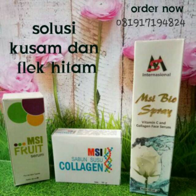 MSI Skincare paket Kusam dan flek hitam