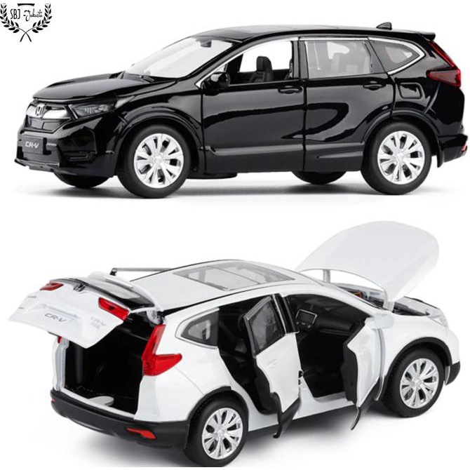 Gaya Diecast Miniatur Mobil Honda Crv Suv Scale 1:32 Metal Collection - Hitam Murah