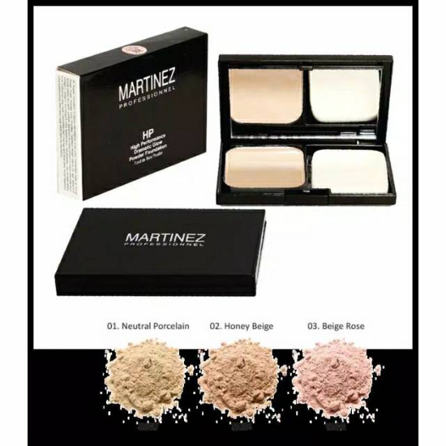 Martinez dramatic glow powder foundation