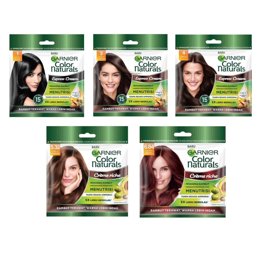 Garnier Color Natural Hair pewarna rambut warna Alami