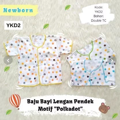 Baju Pendek Bayi Motif, Baju Newborn Pendek, Baju Bayi Pendek