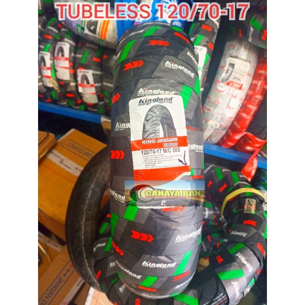 ban montor  kingland king jaguar tubeless 120/70-17 ban honda cb viksen cbr jupiter mx king ban tubl