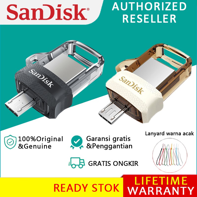 SanDisk Flashdisk OTG Ultra Dual USB 3.0 USB Flash Drive